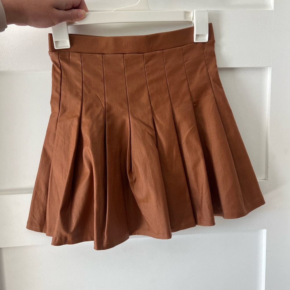 Altar'd State Tan Skater Skirt
